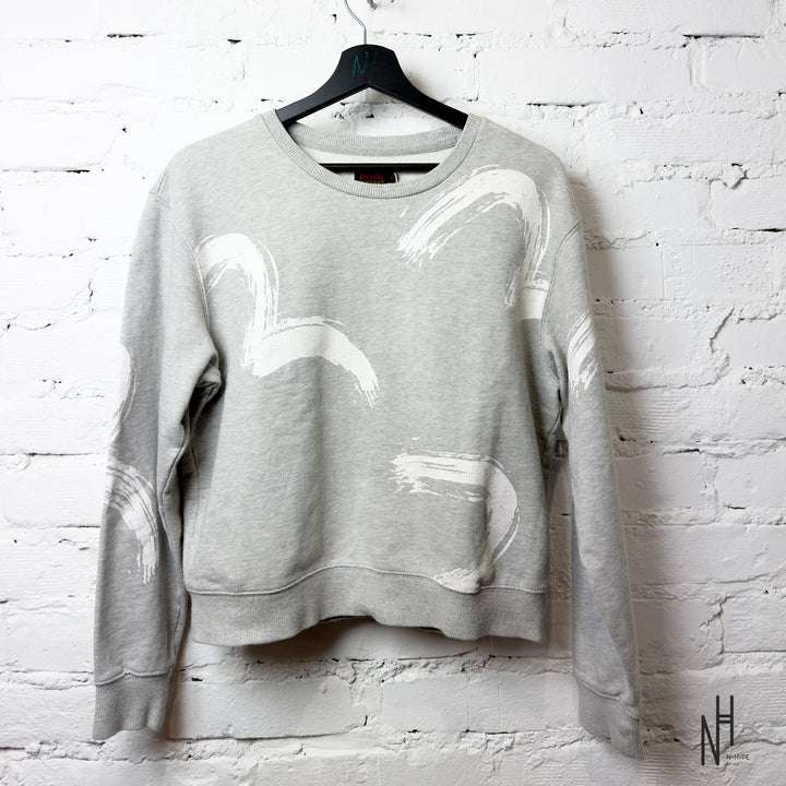 Evisu Sweatshirt Multilogo Seagull Grey