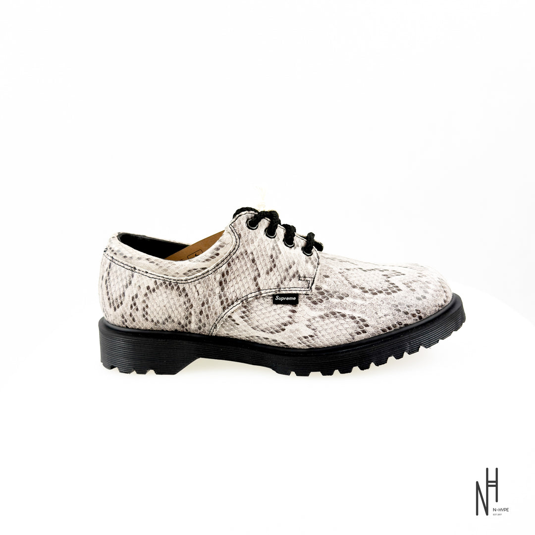 Dr. Martens Postal Supreme 4-Eye Shoe Supreme Snakeskin