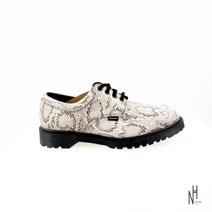 Dr. Martens Postal Supreme 4-Eye Shoe Supreme Snakeskin