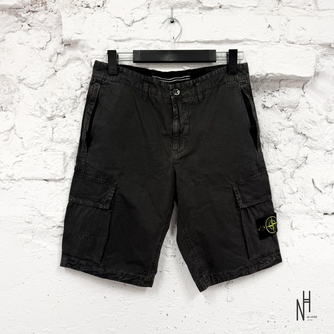 Stone Island Bermuda Slim Shorts Black