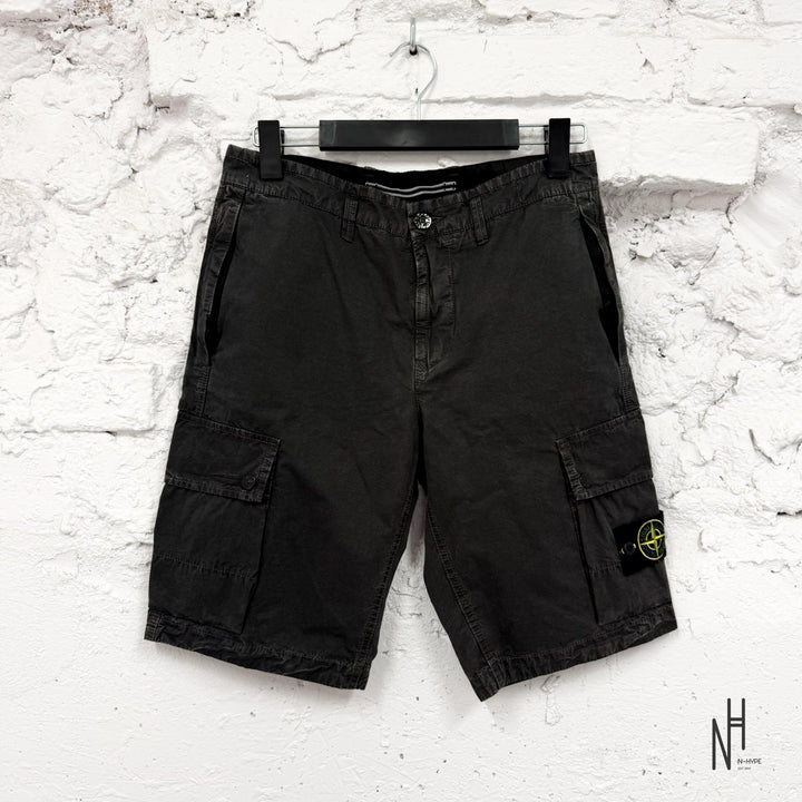 Stone Island Bermuda Slim Shorts Black