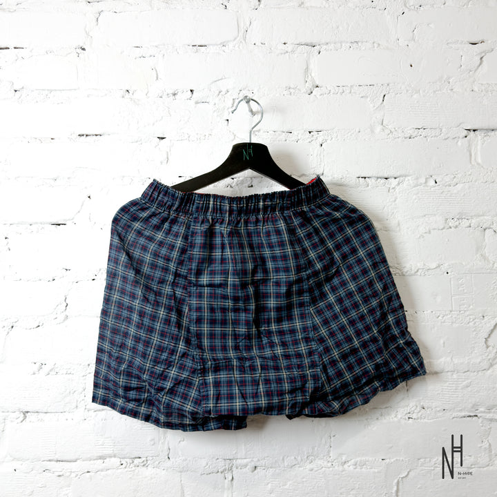 Supreme Hanes Plaid Boxers Navy