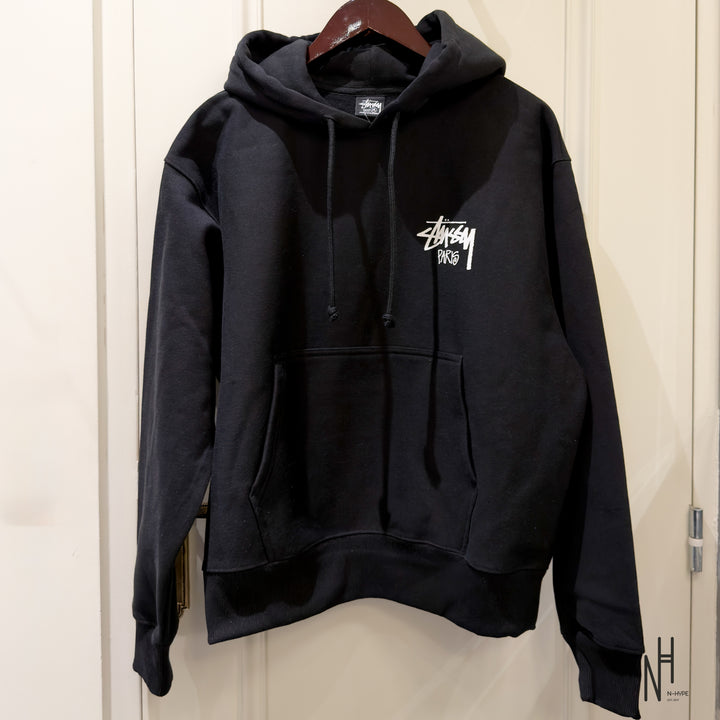 Stussy Paris Hoodie Black