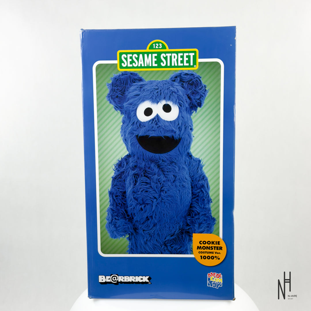 Bearbrick x Sesame Street Cookie Monster Costume Ver. 1000%