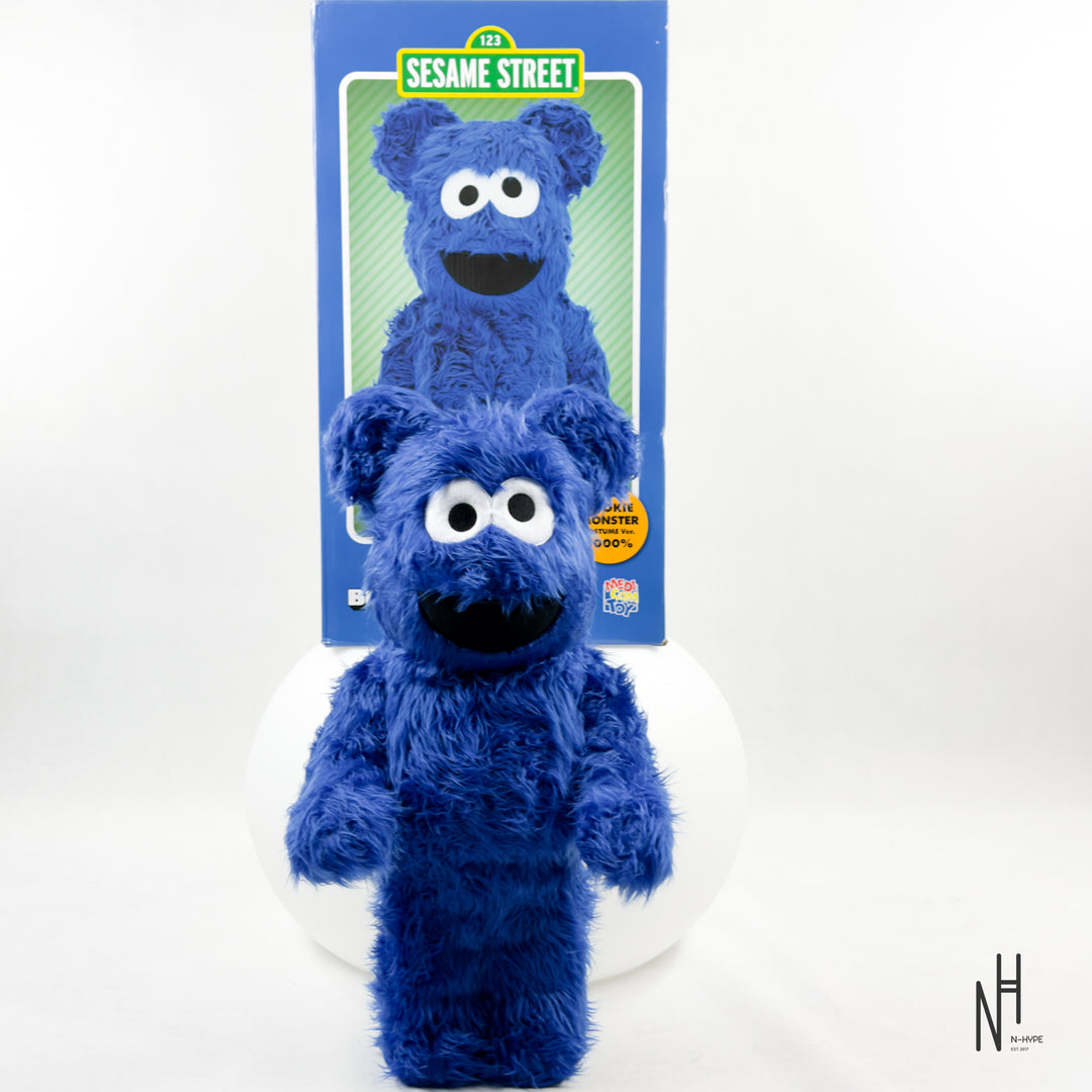 Bearbrick x Sesame Street Cookie Monster Costume Ver. 1000%