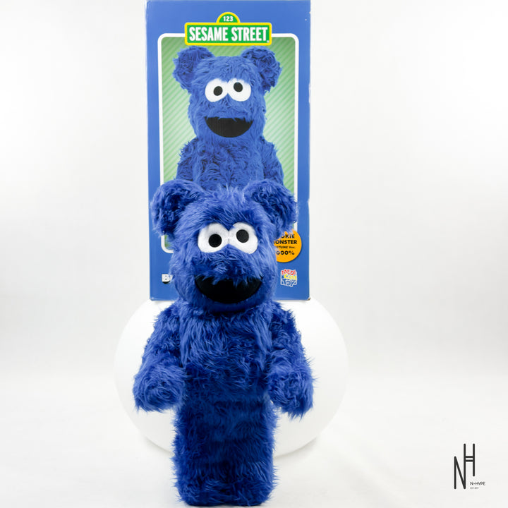Bearbrick x Sesame Street Cookie Monster Costume Ver. 1000%