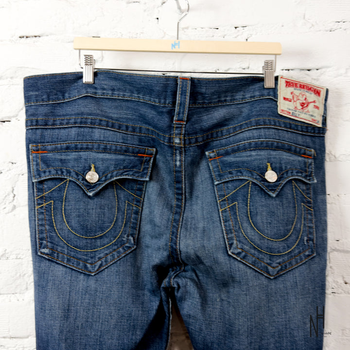 True Religion Washed Denim Jeans