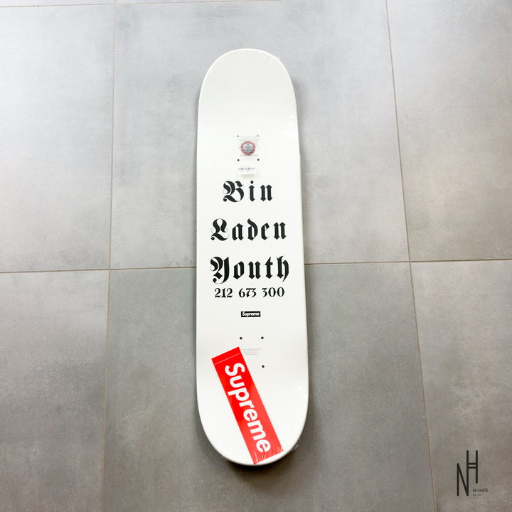 Supreme Dash Snow Skateboard Deck White