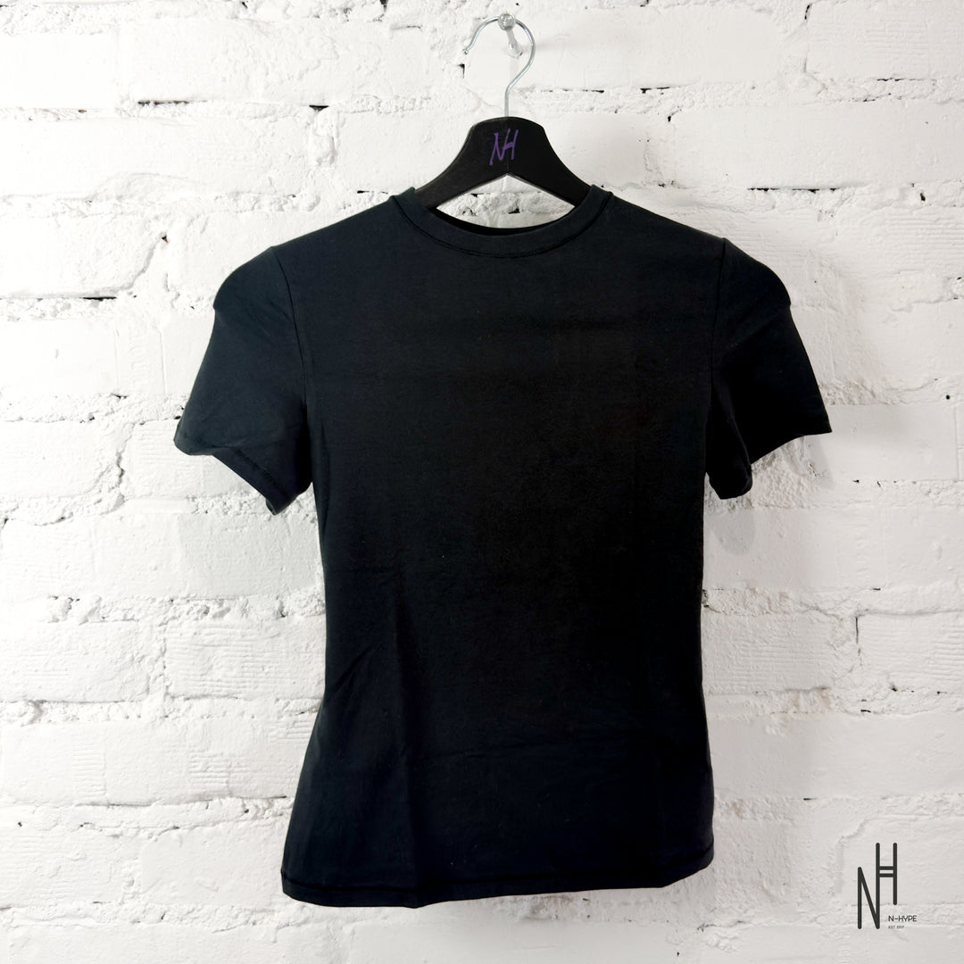 SKIMS Cotton Jersey T-Shirt Soot