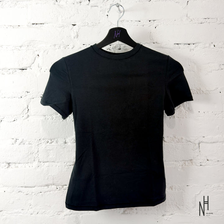 SKIMS Cotton Jersey T-Shirt Soot