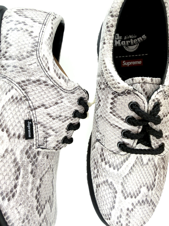 Dr. Martens Postal Supreme 4-Eye Shoe Supreme Snakeskin