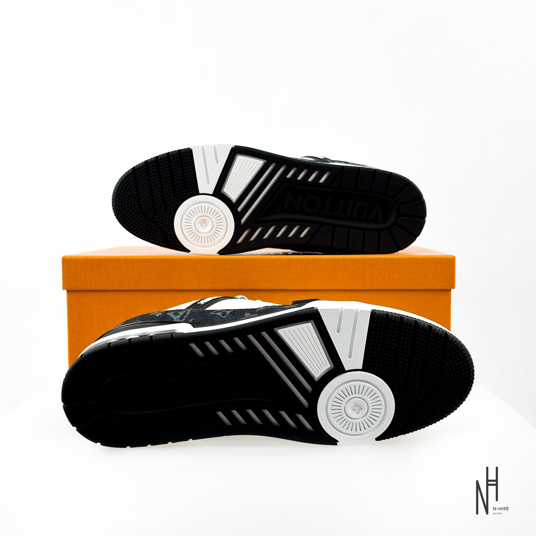 Louise Vuitton LV Trainer White Black