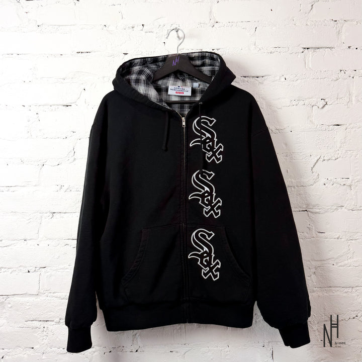 Supreme Chicago White Sox Zip Up Hooded Black