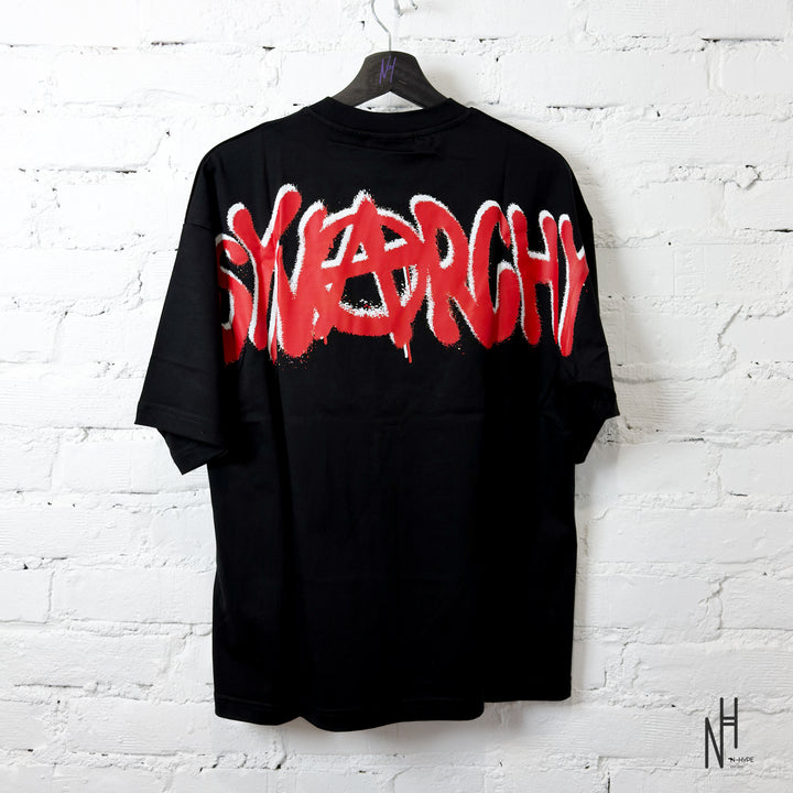 Syna World Synarchy Short Sleeve Tee Black Red