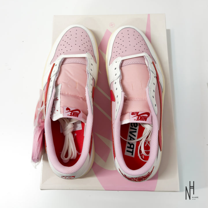 Jordan 1 Retro Low OG SP Travis Scott Sail Tropical Pink