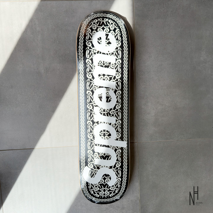 Supreme Celtic Knot Skateboard Deck Black