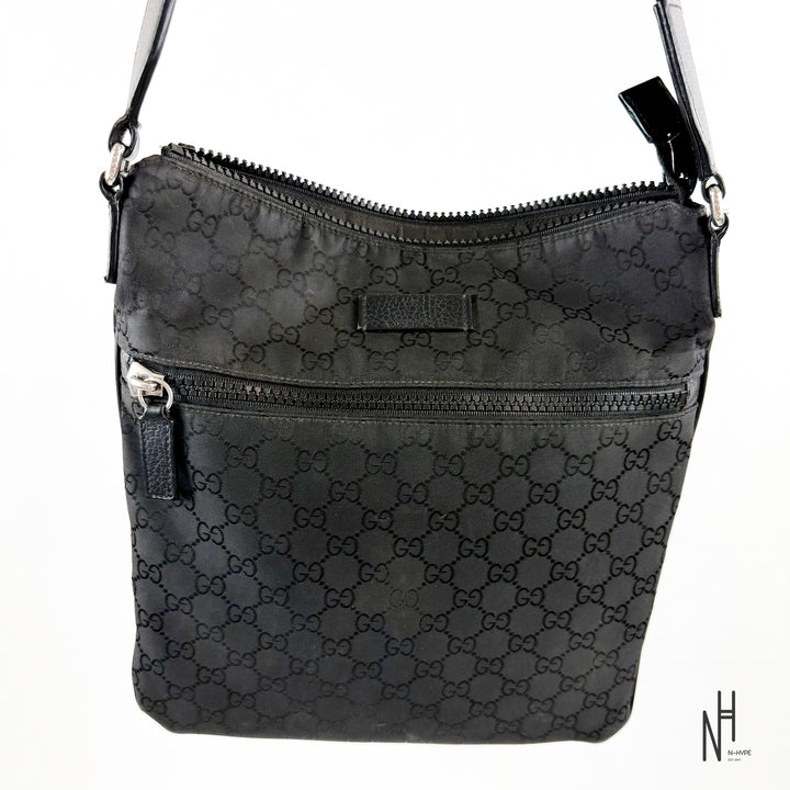 Gucci Messenger Bag Black Grey