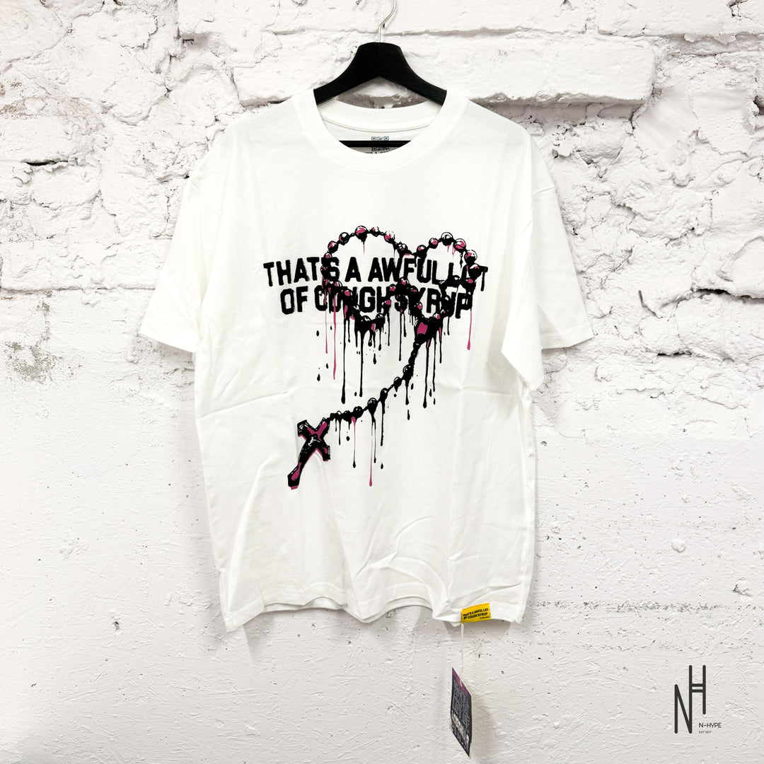 That’s A Awful Lot Of Cough Syrup Rosary Tee White