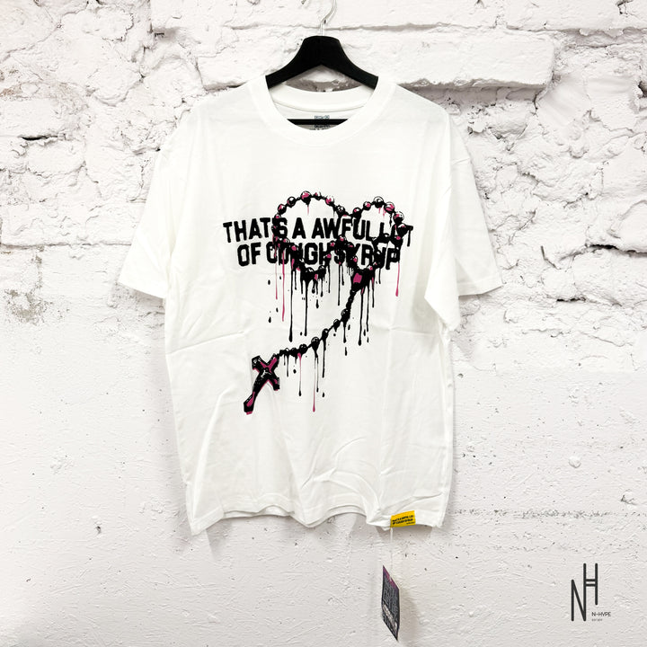 That’s A Awful Lot Of Cough Syrup Rosary Tee White
