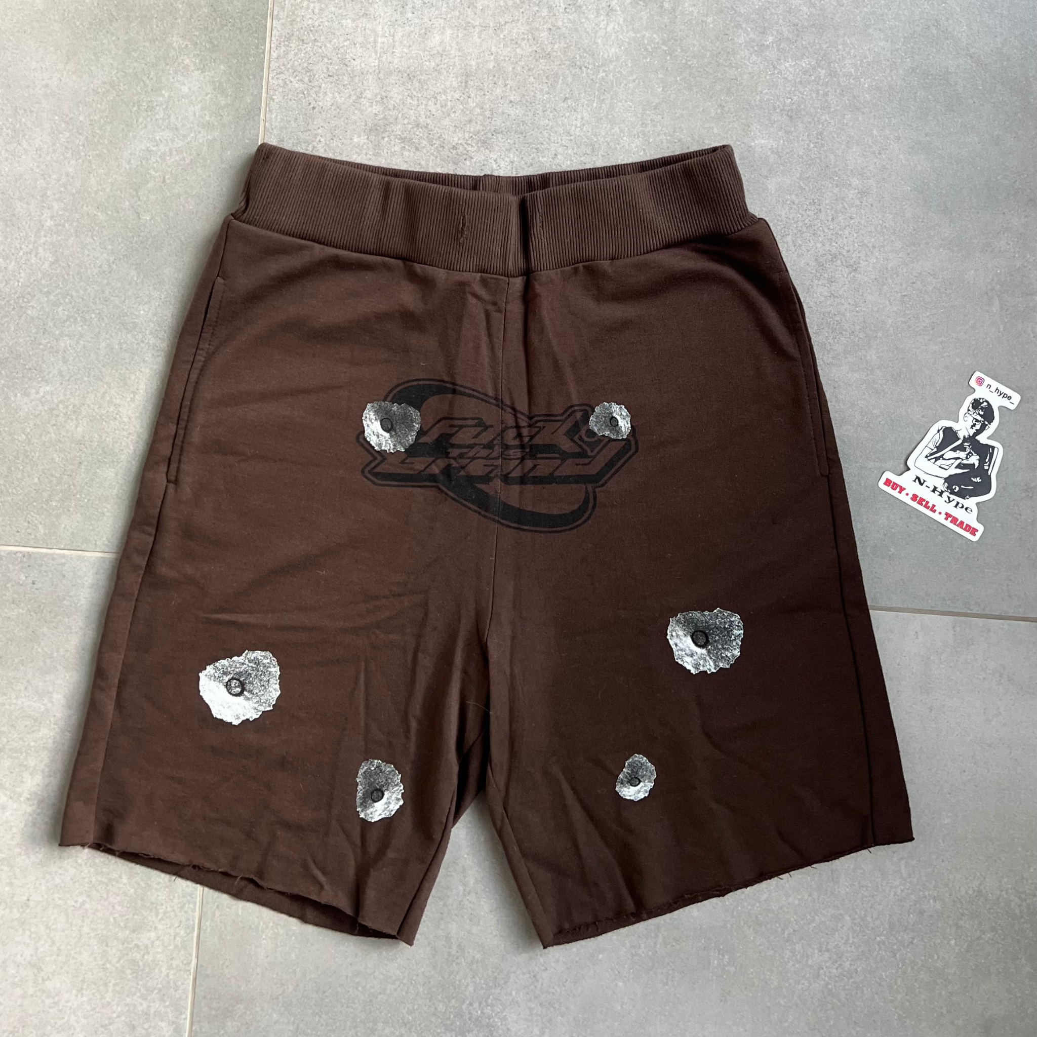 FVCKTHISBRAND Shorts Brown
