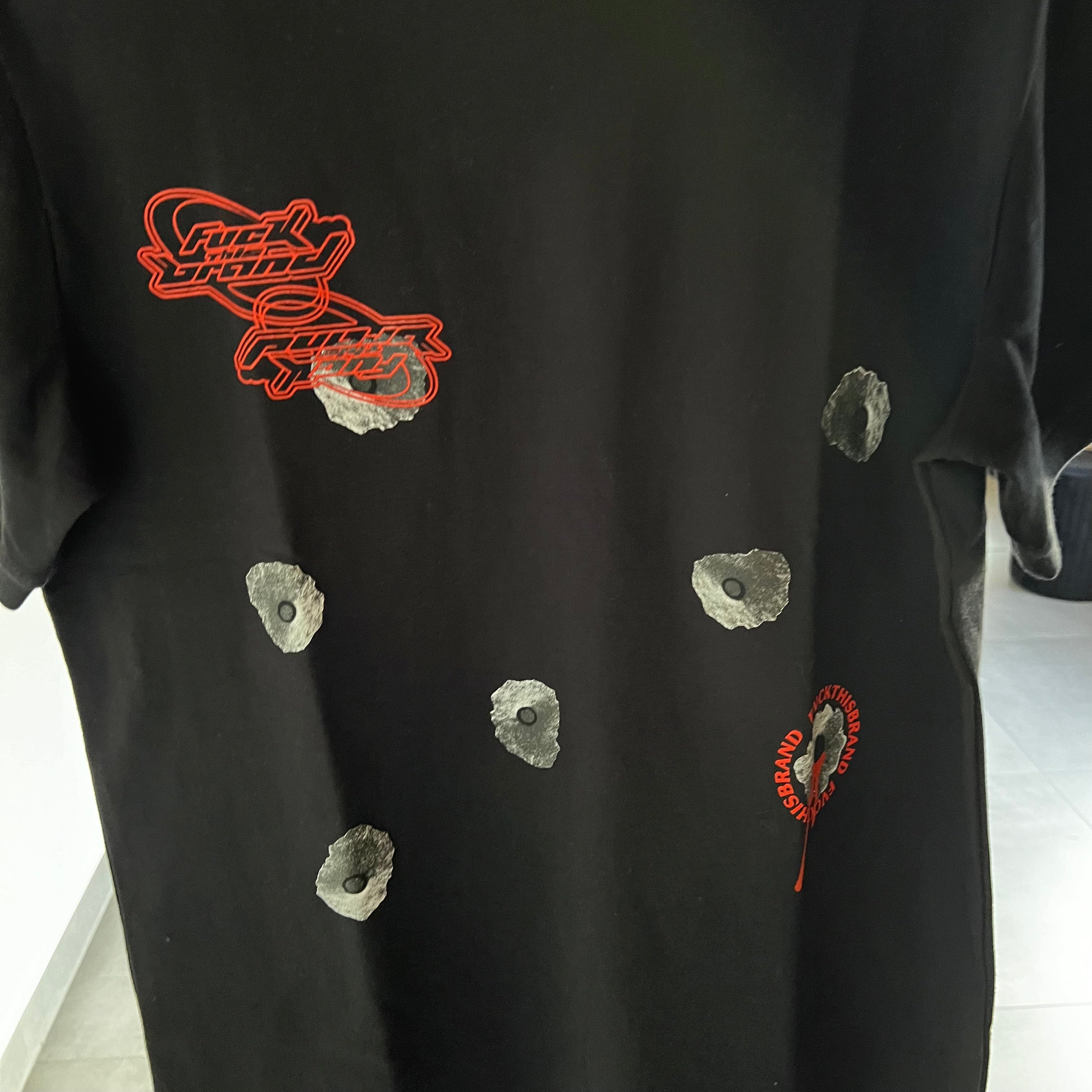 FVCKTHISBRAND Printed T-Shirt Black Showroom Nhype Lodz Polska 3