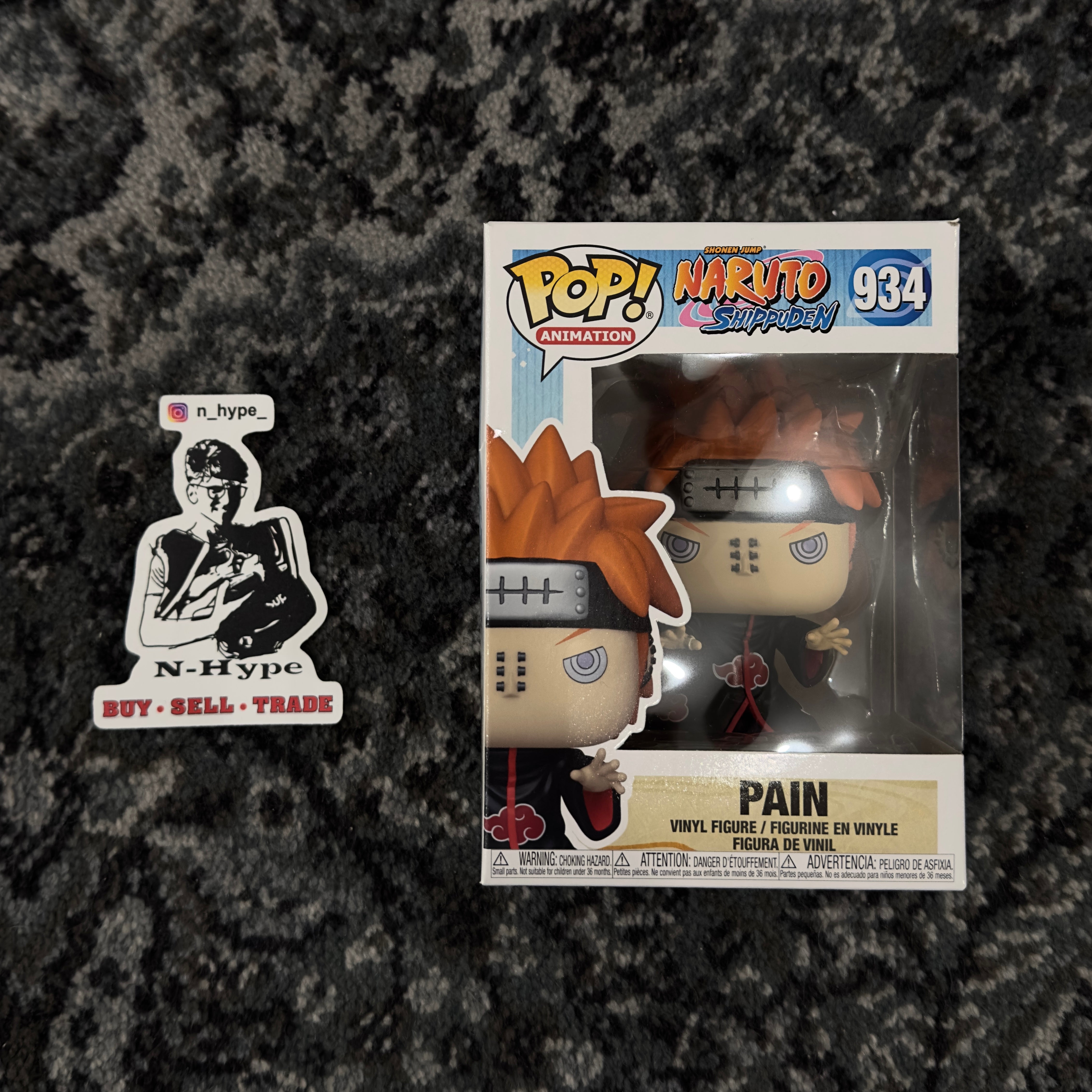 Pain sale 934 Funko POP! - Naruto Shippuden (Signed + Quote with PSA)