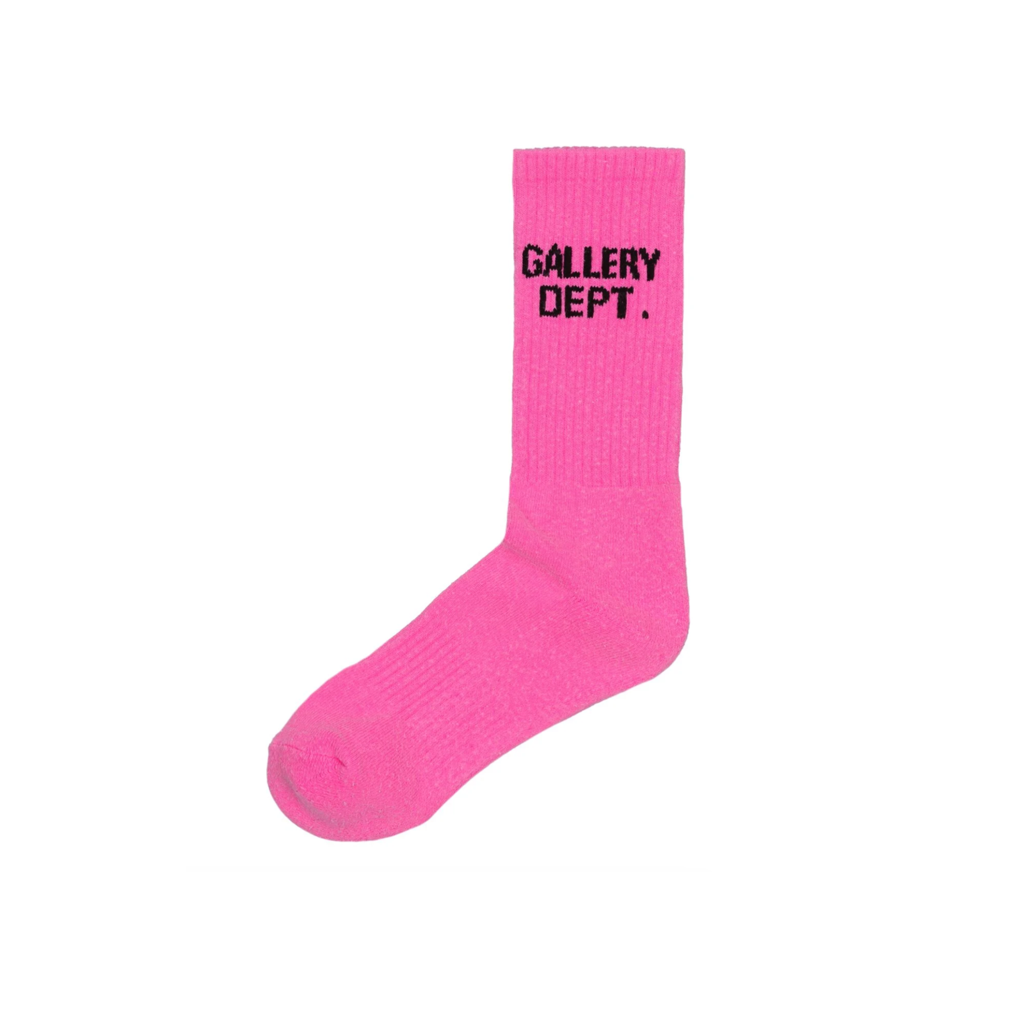 Galerieabteilung. Logo der Socken aus Baumwollmischung