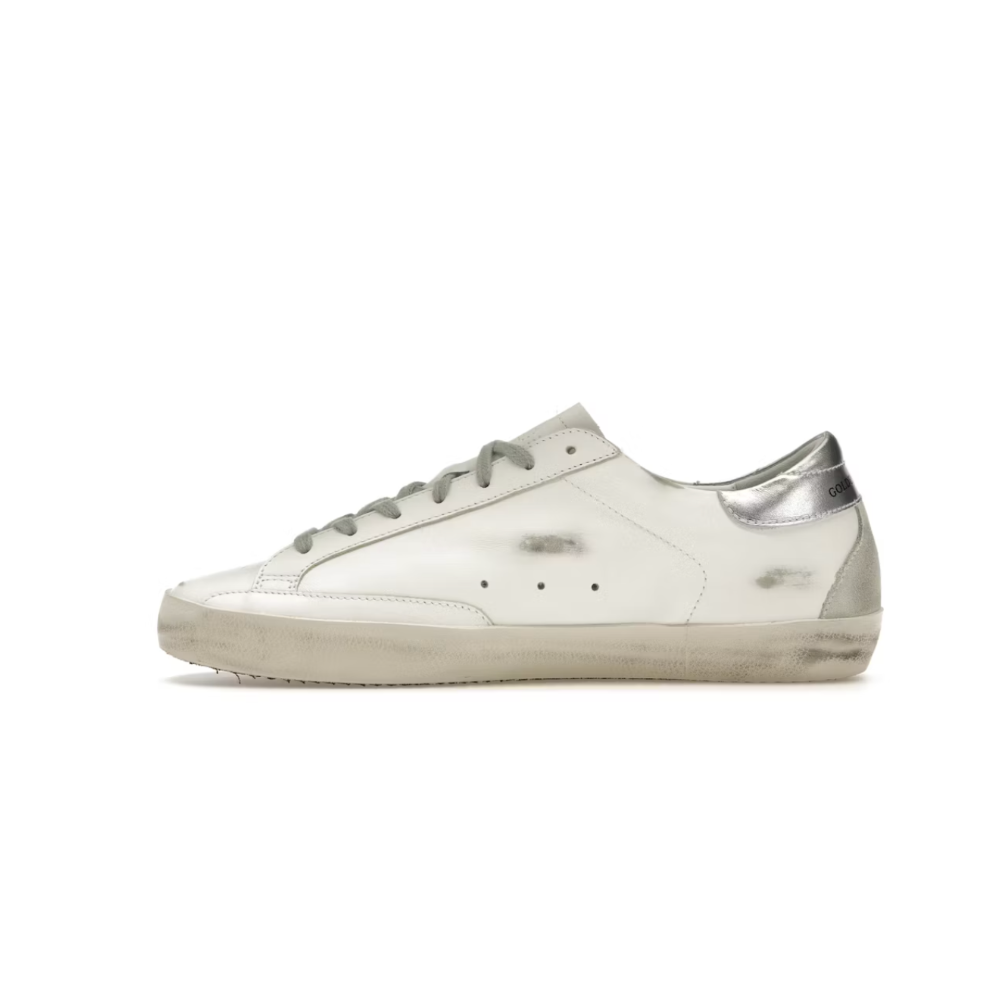 Golden Goose Super-Star White Silver