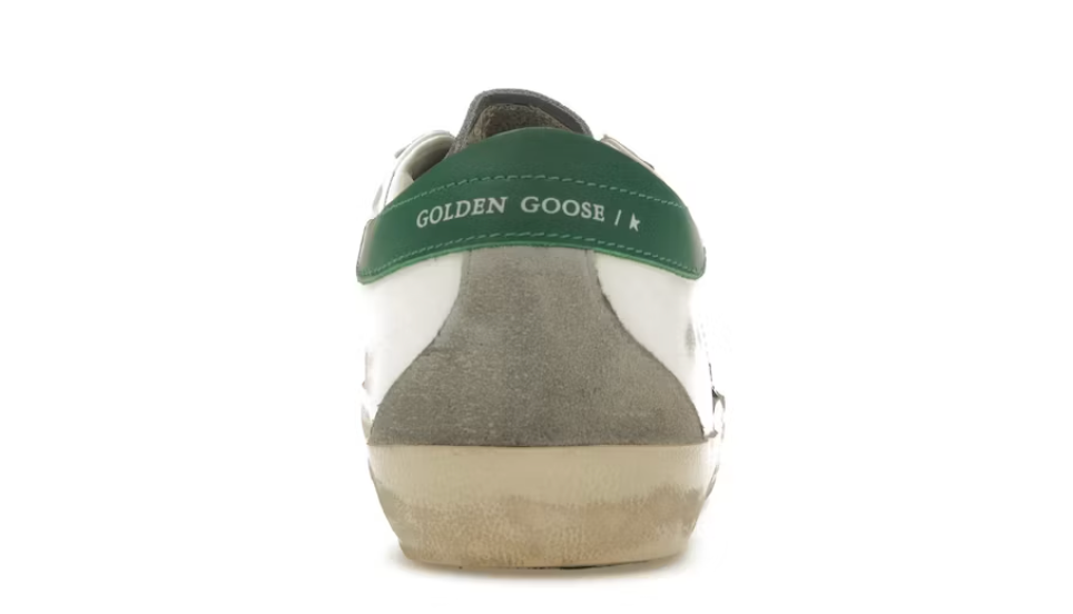 Golden Goose Super-Star White Silver Green Lodz Polska tyl