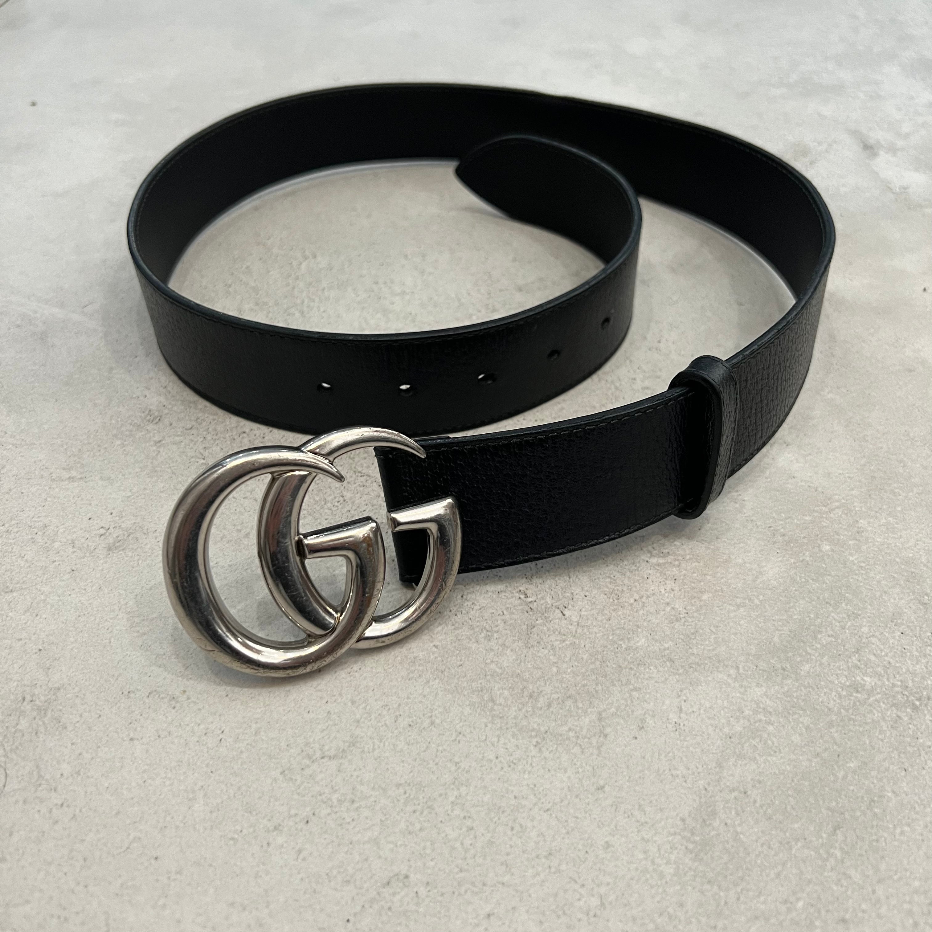 Gucci GG Marmont Buckle Leather Belt Showroom NHype Lodz Polska