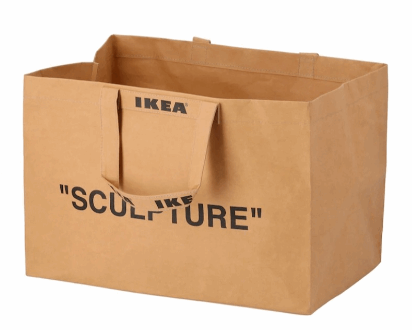 IKEA x OFF-WHITE SCULPTURE BAG Front Lodz Polska