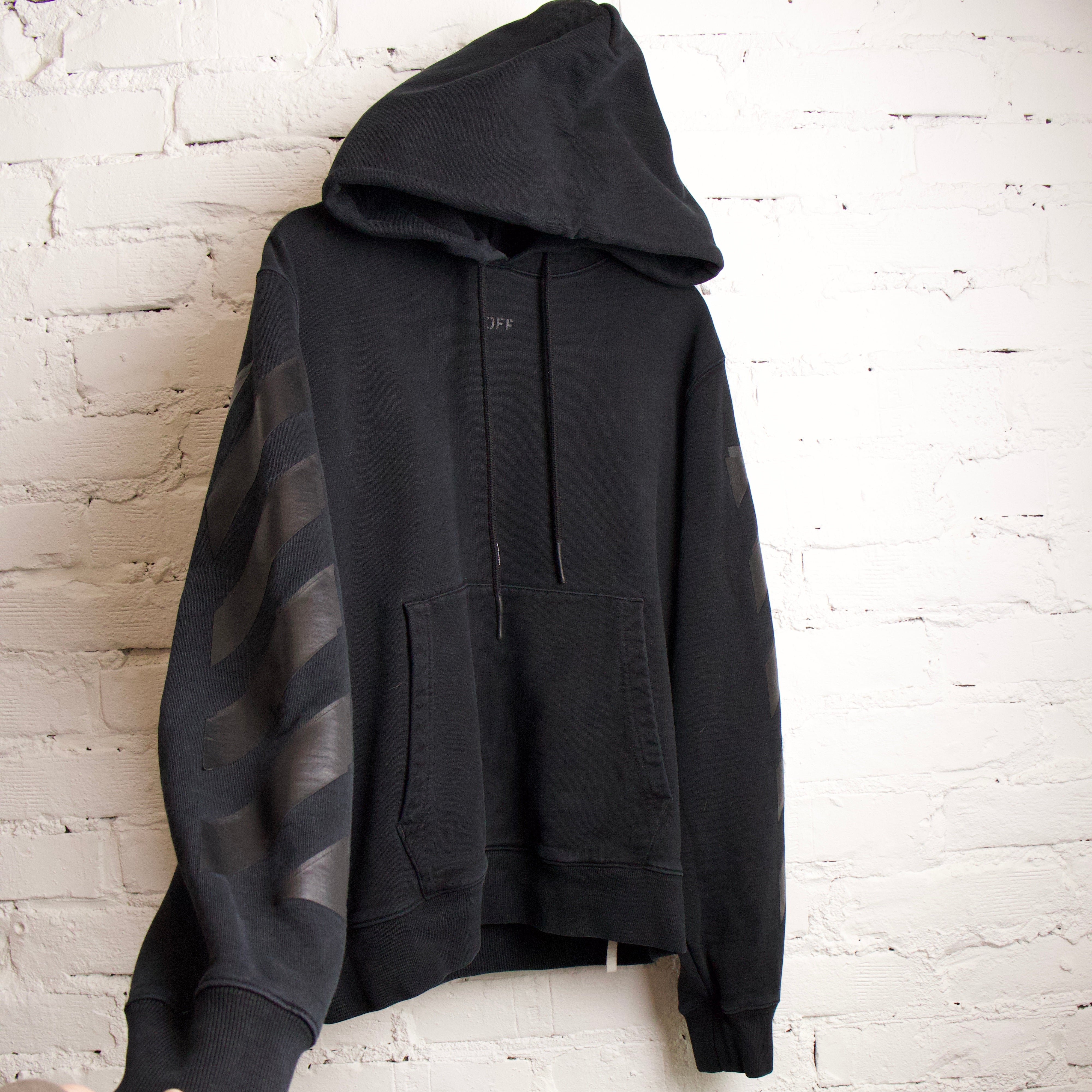 OFF-WHITE Rubber Arrows Cotton Hoodie