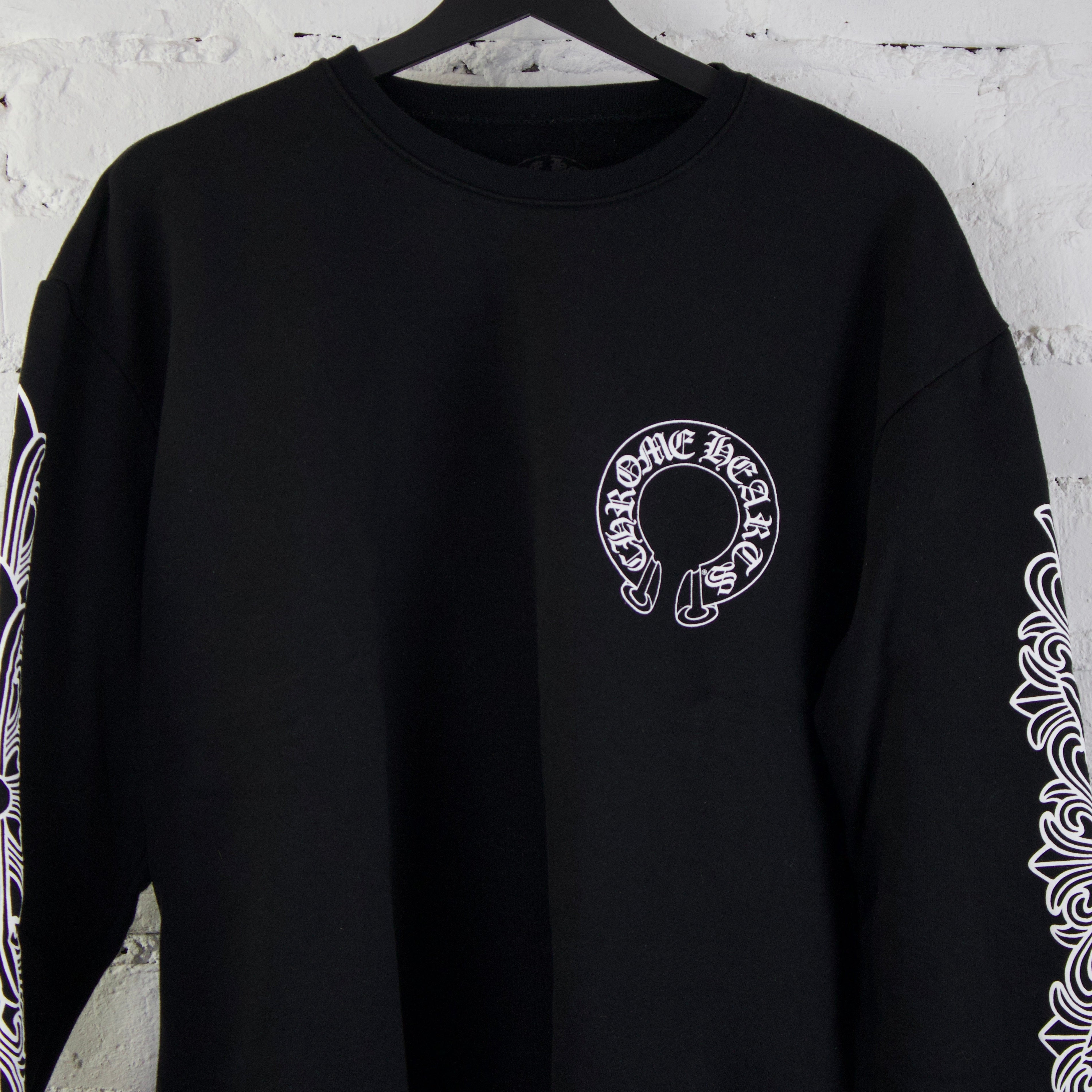 Chrome Hearts Horseshoe Crewneck Black