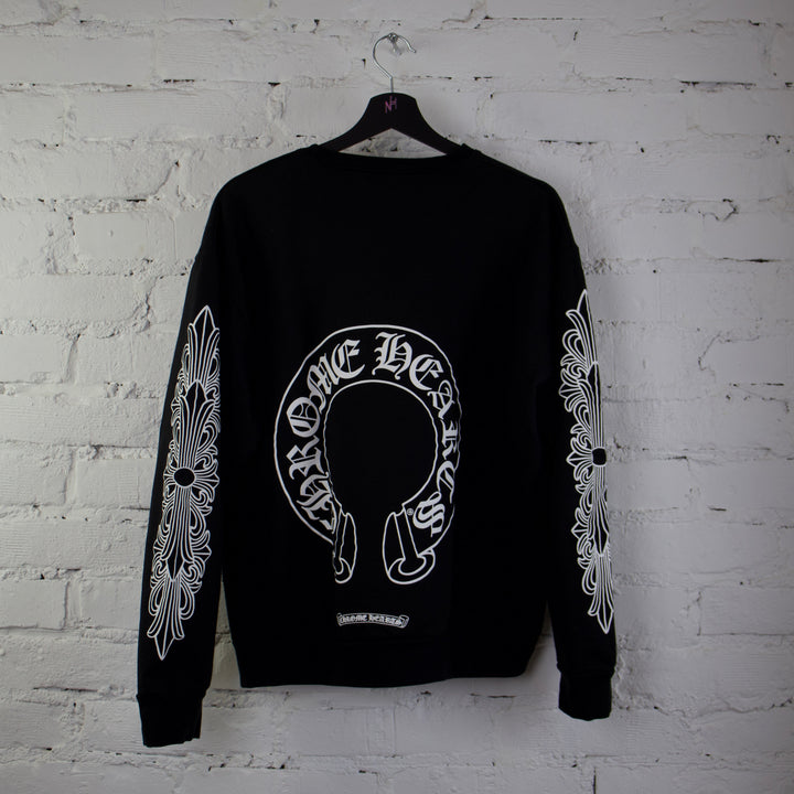 Chrome Hearts Horseshoe Crewneck Black