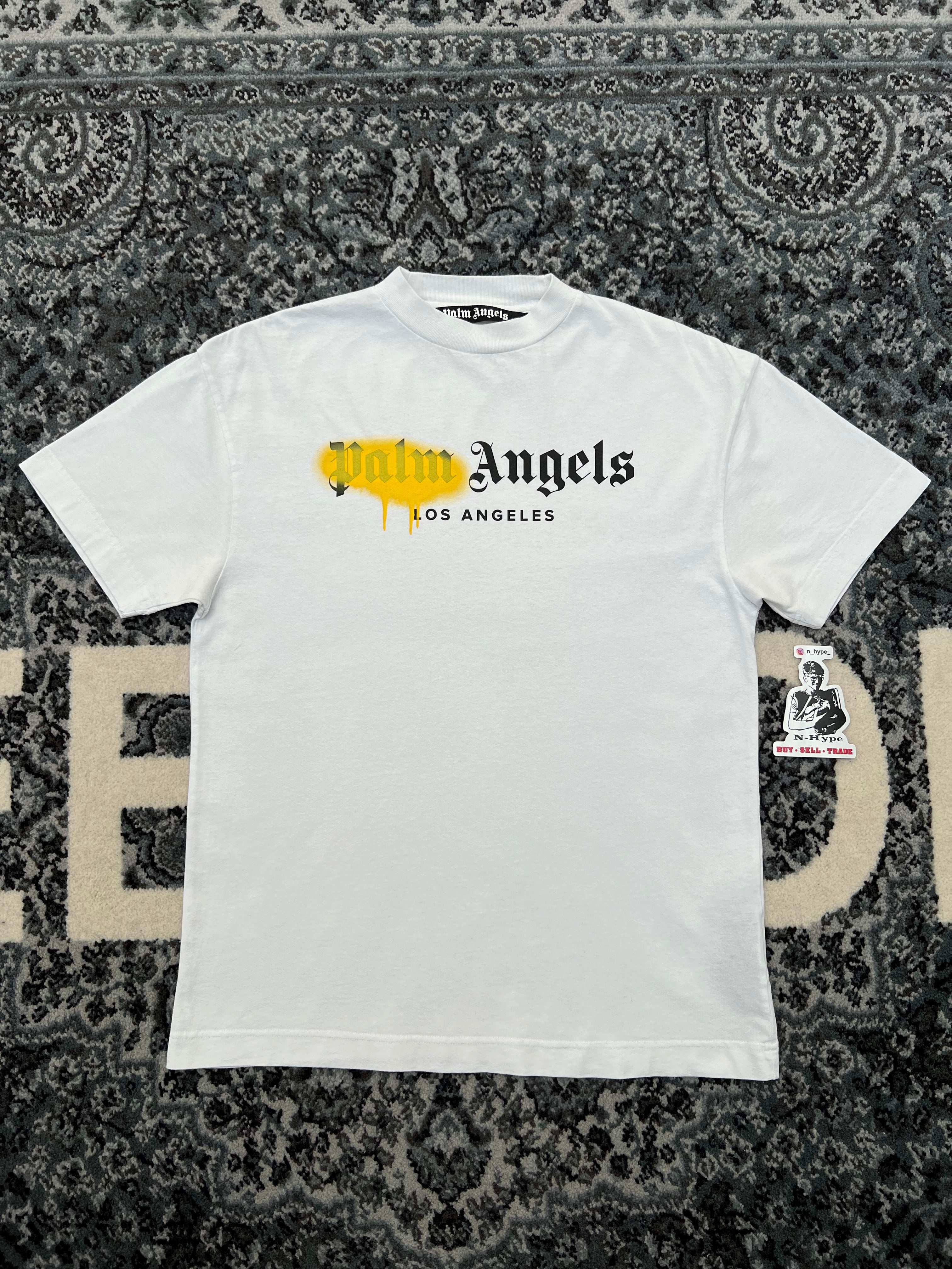 Palm Angels Los Angeles Sprayed T-Shirt White