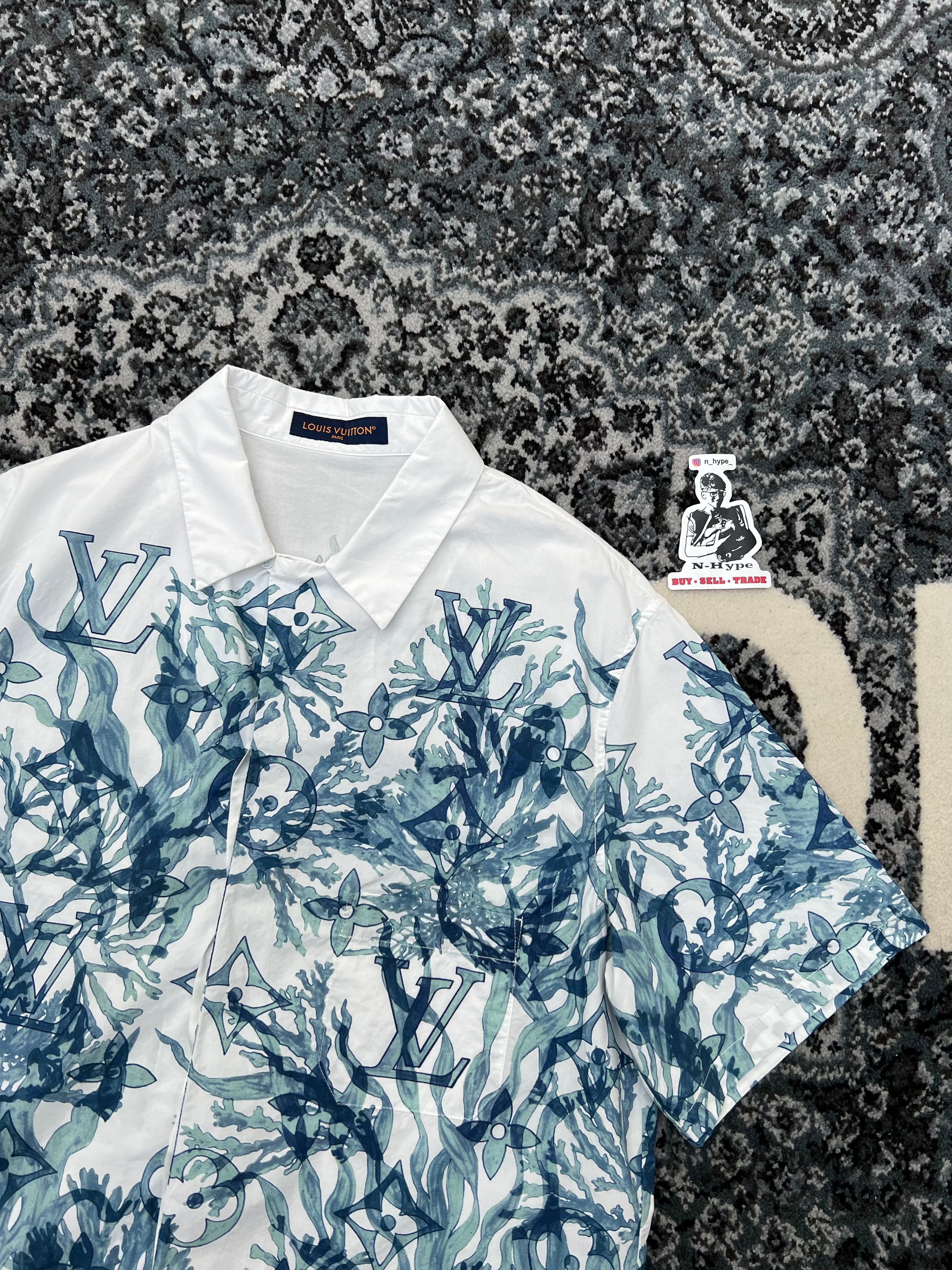 Louis Vuitton Graphic Short-Sleeved Cotton Polo Shirt