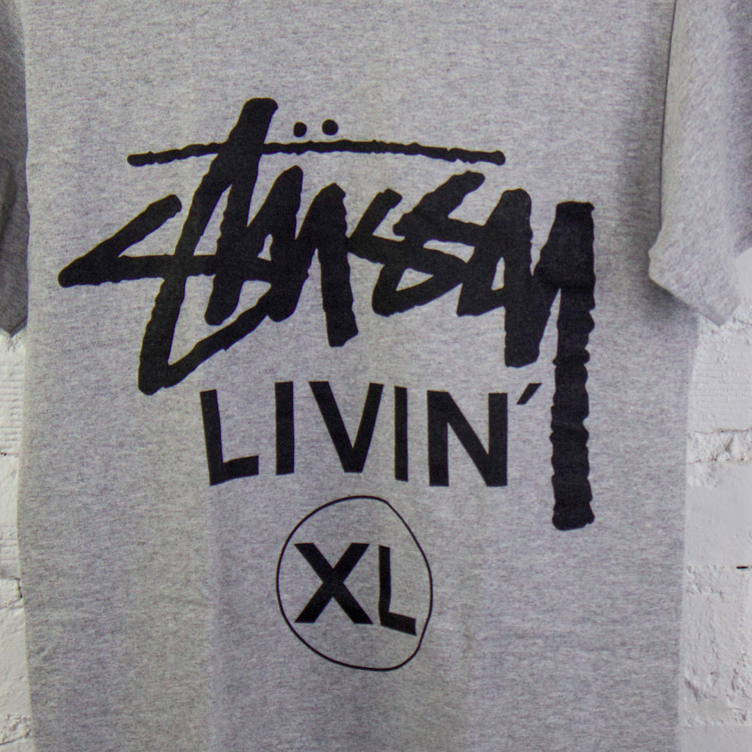 Stussy Livin XL Tee Grey