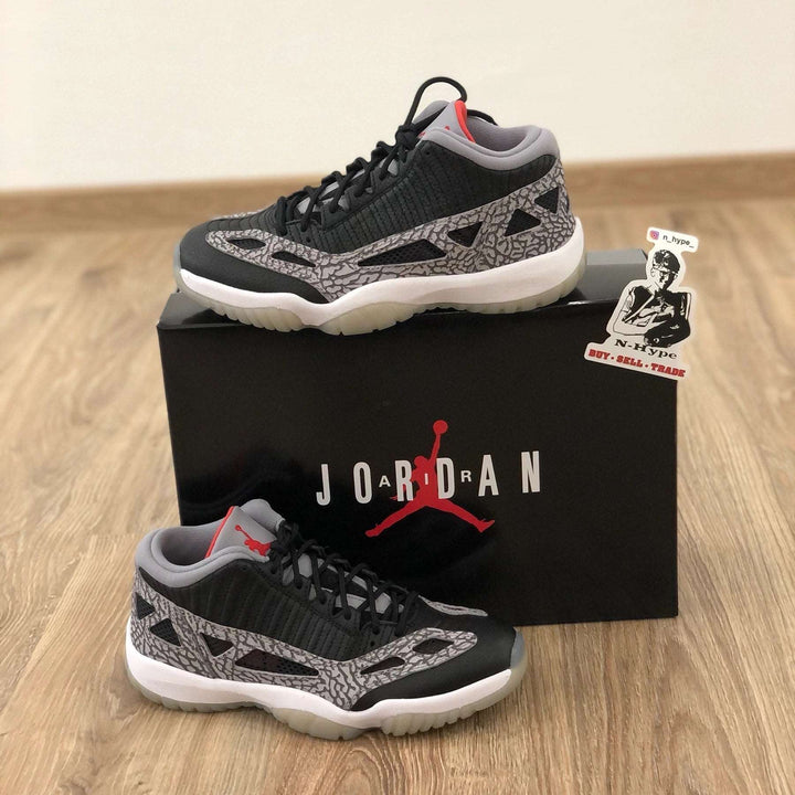 Jordan 11 Retro Low IE Black Cement