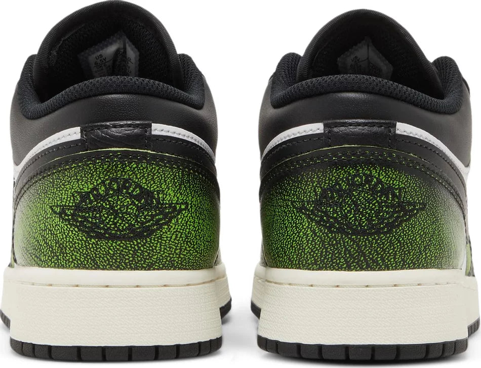 Jordan 1 Low Wear Away Electric Green (GS)