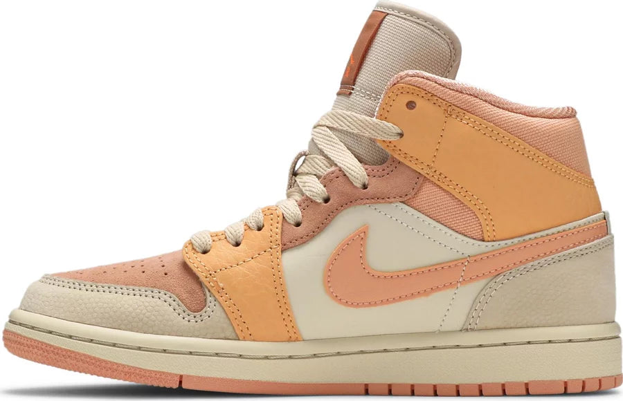 Jordan 1 Mid Apricot Orange (Women's)