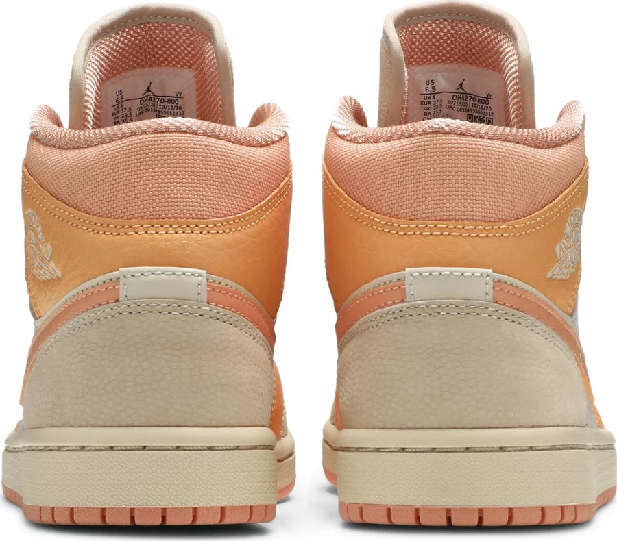 Jordan 1 Mid Apricot Orange (Women's)