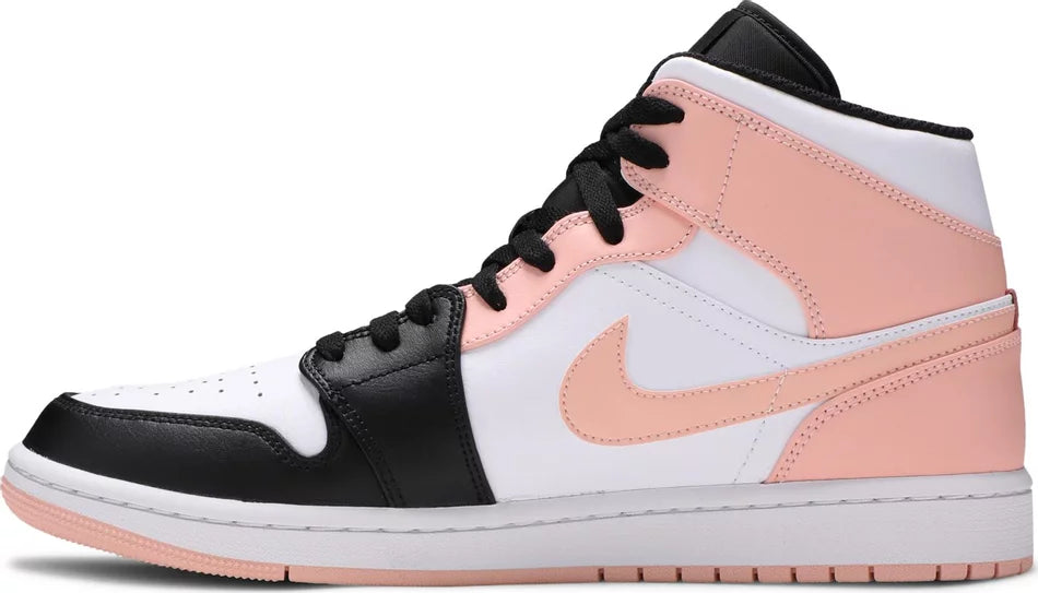 Jordan 1 Mid Arctic Orange Black Toe