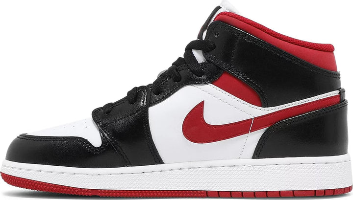 Jordan 1 Mid Gym Red Black White (GS)