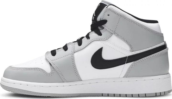 Jordan 1 Mid Light Smoke Grey (GS)