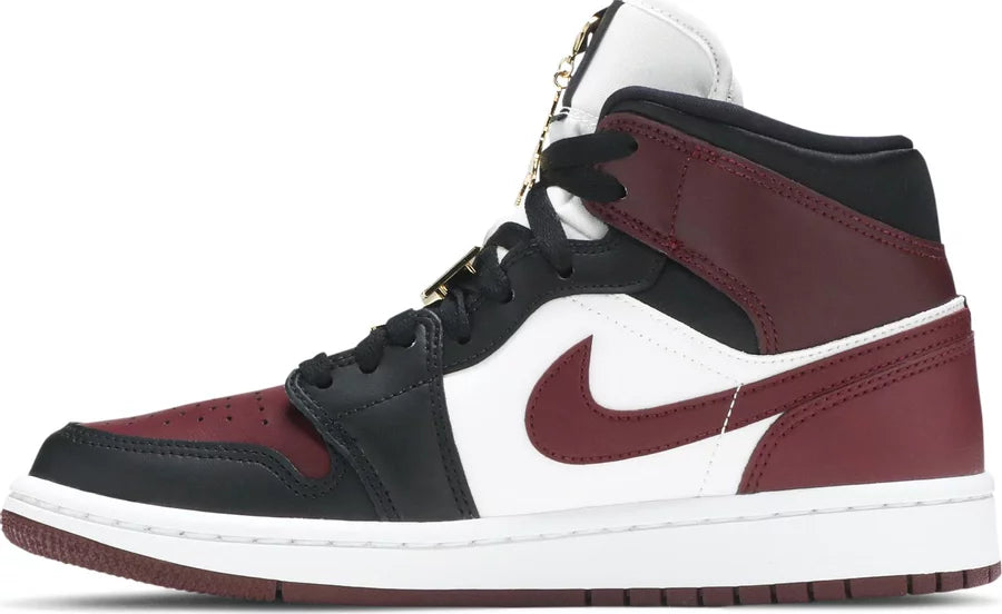 Jordan 1 Mid SE Black Dark Beetroot (Women's)