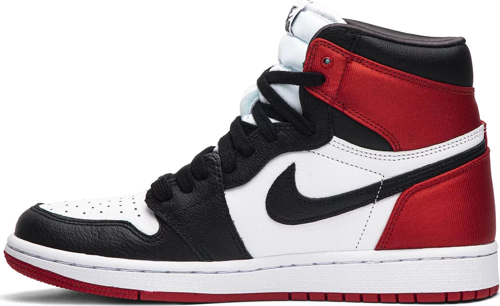 Jordan 1 Retro High Satin Black Toe (W)