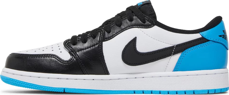 Jordan 1 Retro Low OG Black Dark Powder Blue