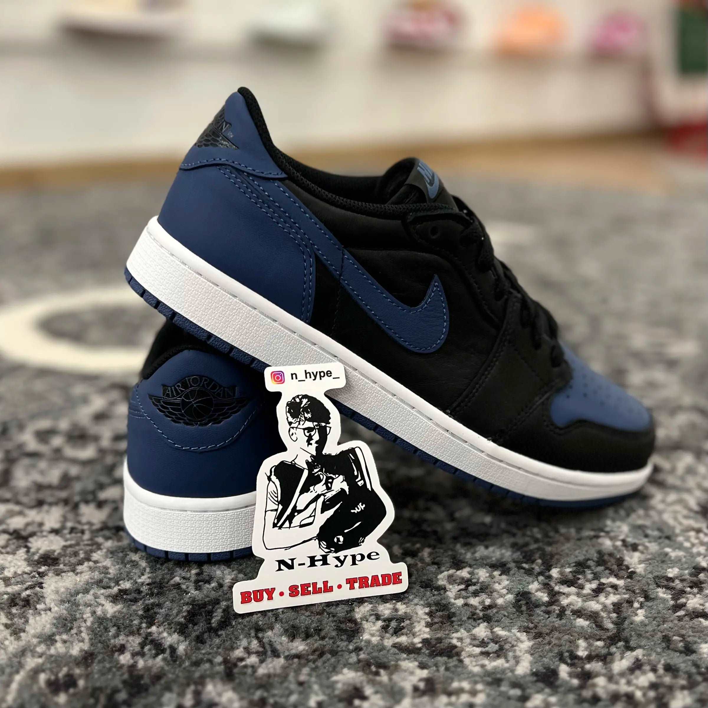 Jordan 1 Retro Low OG Mystic Navy - CZ0790-041 - N-Hype