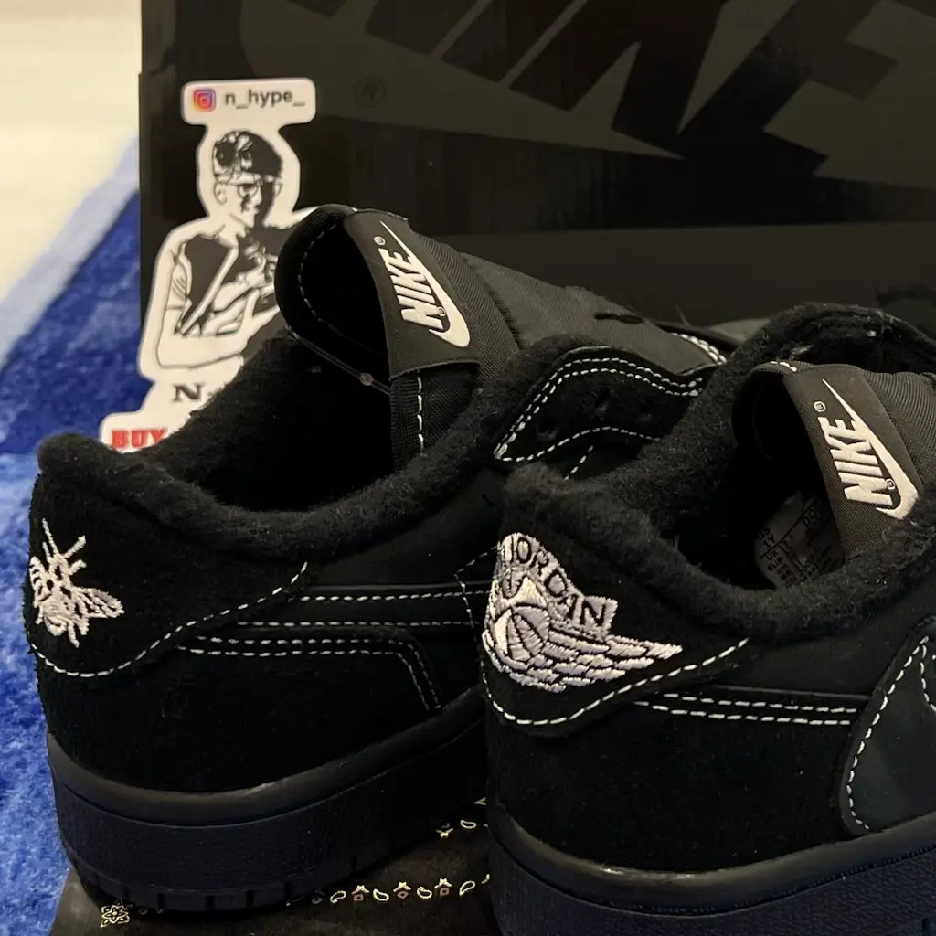 Jordan 1 Retro Low OG SP Travis Scott Black Phantom DM7866 001 N Hype