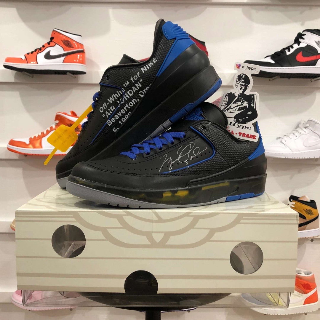 Jordan 2 Retro Low SP Off-White Black Blue